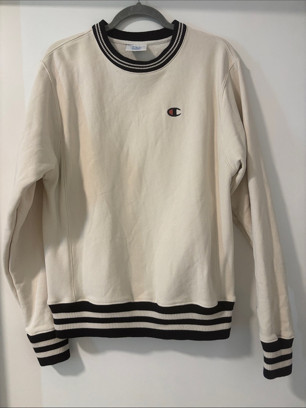 Champion reverse weave retro crewneck pullover sweatshirt size S